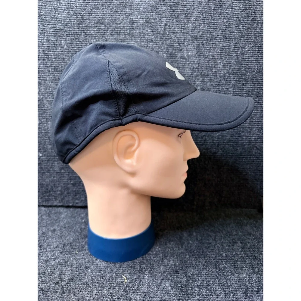 Under Armour Shadow Cap 4.0 Black Running Hat Adjustable OSFA 1291840-001